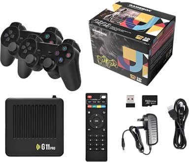 GameBox G11 Pro & TV Android 128GB 40 Mil Jogos 2 Controles Sem Fio