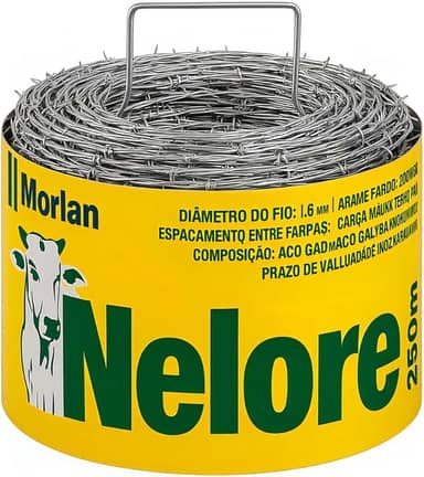 Arame Morlan Farpado Para Cerca Nelore - 250m