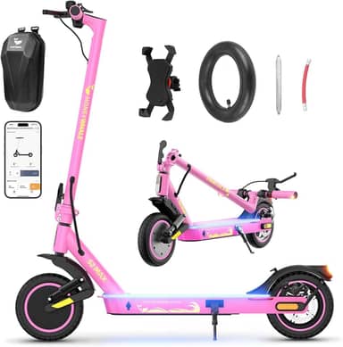 HONEYWHALE S2 MAX Patinete Elétrico Adulto, 500W-32km/h-22km, Velocidade-Juvenil-Dobrável-Scooter-Eletrica-Autonomia, Scooter Elétrica com Suspensão Dianteira, Suporte para Celular, Bolsa