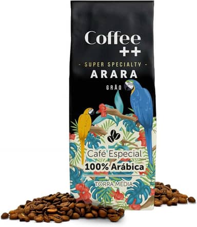 Coffee Mais │Café Super Especial ARARA em Grãos │100% Arábica │ Torra Média │250g