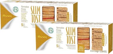 Torrada Slim Tost Integral com Grãos Zero Lactose Alimento Vegano Fhom 110g
