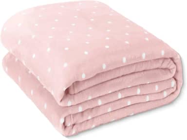 Mantinha Cobertor King Manta Microfibra Macia Tecido Aveludado - Toque de Pelúcia, Leve e Aconchegante, Não Amassa, Hipoalergênica - FV Enxovais (Rosa, King, Poá)