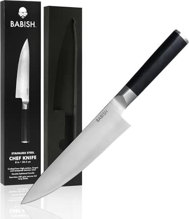 Faca de cozinheiro Babish, aço alemão, 20 cm, aço inoxidável