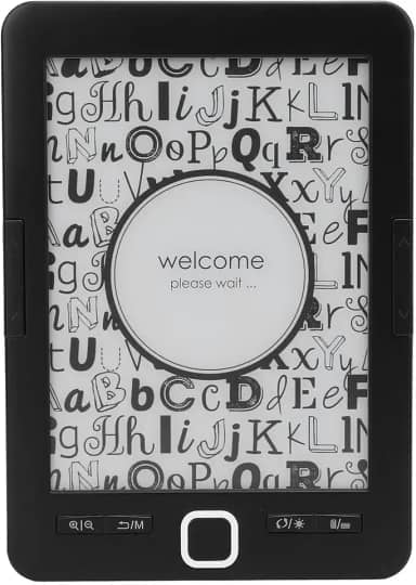 Leitor de Livros Eletrônicos de 8 GB, Leitor de Livros Com Tela de Tinta Ajustável e Tela Grande de 6 Polegadas, Fácil de Ver, Leitor de Livros Elétrico Portátil para Crianças e