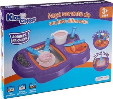 Brinquedo Kids Chef Sorvete Na Chapa - Br1403