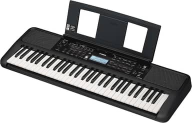 Yamaha, Teclado Arranjador Yamaha PSR-E383 Teclas Sensitivas e Fonte