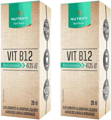 Kit 2X: Vitamina B12 Líquida Nutrify 20ml