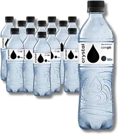 Água com Gás 500ml | Kit com 12 Unidades – Natural, Refrescante e Leve