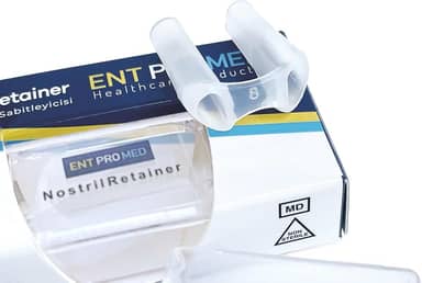 Retentor de narinas, tubos de silicone para pós-cirurgia nasal, após rinoplastia