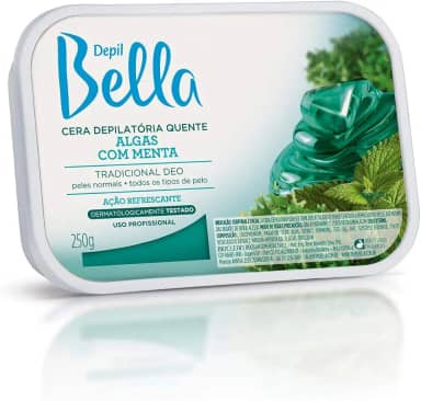 Depil Bella - Cera Depilatória Quente Algas com Menta 250g