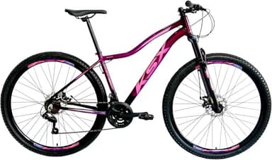 Bicicleta Bike Aro 29 MTB Alumínio KSX E KSW 21V Marchas Index Cabeamento Interno Feminina