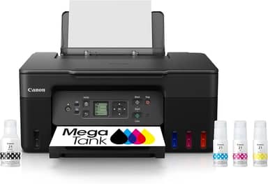 Canon Impressora a jato de tinta sem fio MegaTank G3270 All-in-One para uso doméstico, impressão, digitalização e cópia