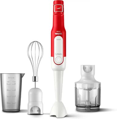 Mixer Pro Mix 3 em 1 Philips Walita Branco e Vermelho 400W RI2622-110V