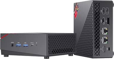 ACEMAGIC Mini PC para jogos AMD Ryzen 7 5700U 32GB DDR4 RAM, SSD 512GB Wind 11 Pro 8 Cores/16 Threads Mini Computadores (até 4,4 Ghz) Mini Desktop com tela tripla 4K Bluetooth/WiFi 6/Office