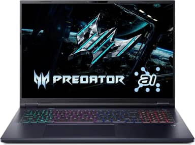Acer Notebook para jogos Predator Helios Neo 18 AI | Processador Intel Core Ultra 9 275HX | NVIDIA GeForce RTX 5070 Ti | WQXGA 240Hz G-SYNC de 18 polegadas | DDR5 de 16 GB | SSD de 4 geração de 1 TB |