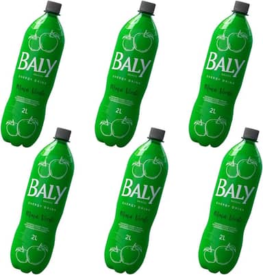 Baly Energético Maça 2L Com 6 unidades