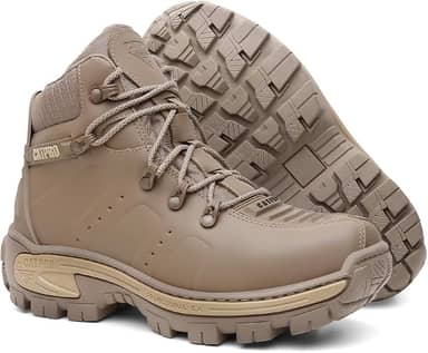 Bota de Segurança em Couro CATPRO ALPHA – Masculina, Com C.A, Antiderrapante, Confortável, Resistente e Anatômica para Trabalho e Uso Profissional