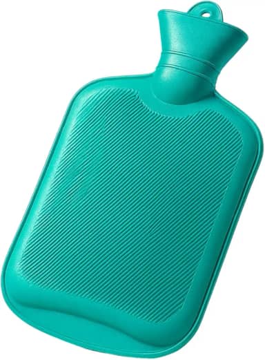 Bolsa Térmica Compressa de Água Quente ou Fria 500ml para Cólica Sinusite Lesões Recuperação Muscular Relaxamento Material Borracha Resistente Anti Vazamento Fechamento com Rosca (Verde)