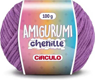 Linha Amigurumi Chenille - Circulo - 100g - 110 metros - 909 TEX (6034-Realeza)