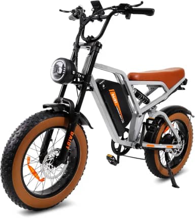 BEMMY Bicicleta Elétrica para Adultos 500W (Pico de 1000W), Pneu Largo de 20x4”, Bicicleta Elétrica de Motocicleta de 7 Velocidades, Bateria de 48V 15AH. A única Loja Autorizada "Bemmy-BR"