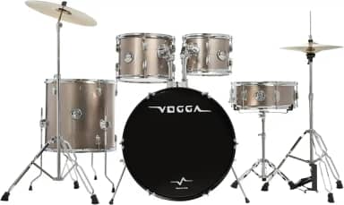 BATERIA ACÚSTICA VOGGA PULSE BUMBO 22' VPD222 CHR (CHROME)