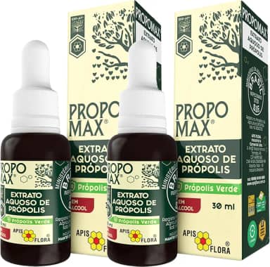 Kit 2 Extrato Aquoso de Própolis Verde Propomax Apis Flora 30ml