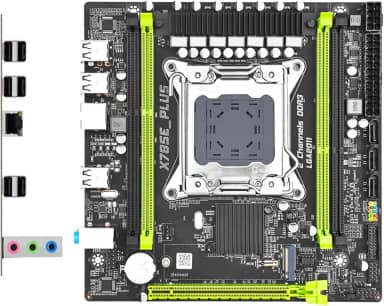 Placa-mãe de Desktop X79SE_PLUS para PC Gamer e Escritório Protocolo M 2 NVME Memória DDR3 LGA 2011 Ethernet Gigabit Rápido Totalmente Estado Sólido Fonte Alimentação 7 Fases Alto Desempenho Expansibi