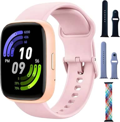 Relogio Smartwatch Feminino e Masculino,Smartwatch GPS,Tela HD de 1,85" Full Touch, Modos Esportivos, Inclui 3 Pulseiras, Compatível com Android iOS amarelo