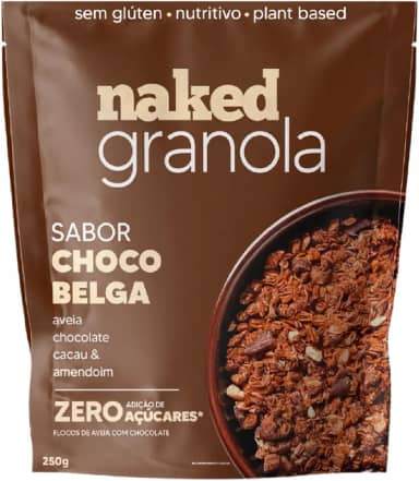 Naked Granola - Chocolate Belga e Aveia (250g)