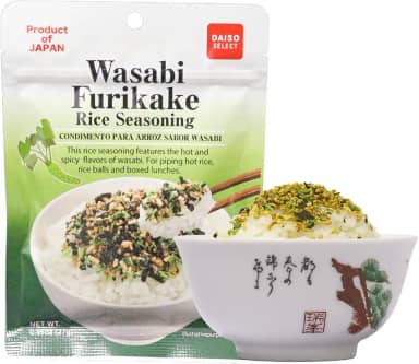 Condimento para Arroz Sabor Wasabi Furikake 27g – Tempero Japonês para Arroz, Onigiri e Marmitas