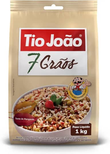 Arroz 7 Grãos com Quinoa Tio João 1kg