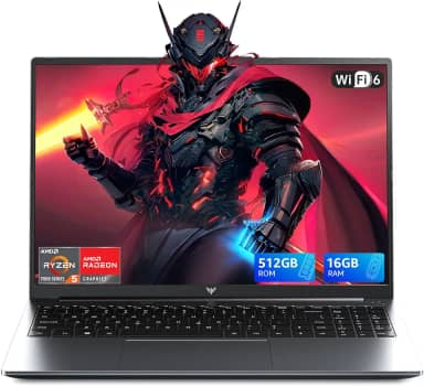 Laptop, laptop 2025, D Ryzen 5 7430U (até 4,3 GHz), 16 GB RAM 512 GB NVMe SSD, laptop IPS de 15,6 polegadas WiFi 6, teclado numérico, laptops domésticos, laptops de escritório, HDMI tipo-C
