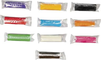 Play-Doh Kit com 10 cores básicas de massinha, refil, brinquedos de Natal e lembrancinha de amigo secreto de Natal para crianças acima de 3 anos