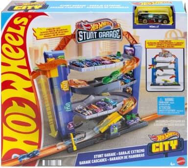 Hot Wheels City Pista de Brinquedo Garagem Extremo para crianças a partir de 4 anos