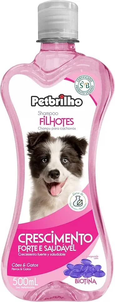 Petbrilho Shampoo Filhotes 500Ml Para Cães
