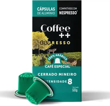 Coffee Mais Cápsula De Café Especial Cerrado Mineiro Compatível Com Nespresso Contém 10 Unidades