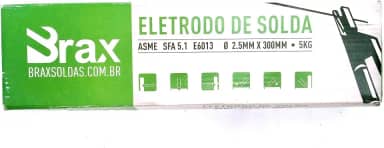 Eletrodo Revestido E 6013 2,5mm 1 kg - Brax