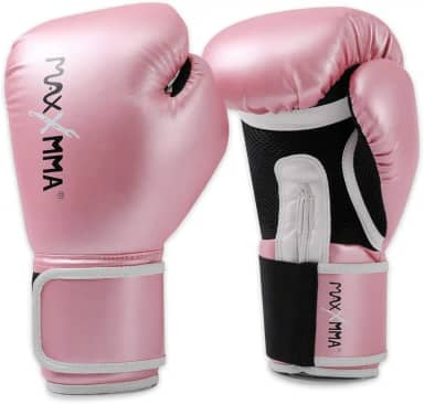 MaxxMMA Luvas de boxe estilo profissional para homens e mulheres, luvas de treino pesadas para treino Muay Thai Sparring Kickboxing Punching Bagwork Luvas de luta