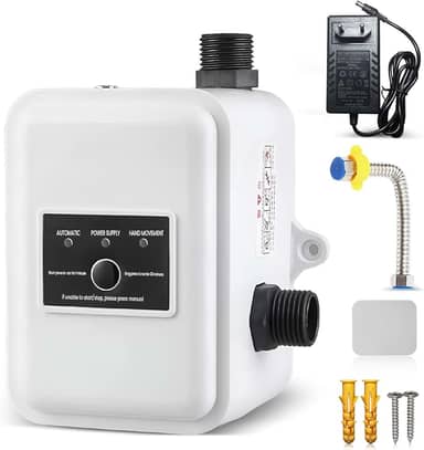 Bomba Pressurizadora, Pressurizador de Agua Inteligente DC 24V, Bomba 150P, Vazão 32L/min, Cabeça de Elevação 22m, Compacta com Controle Automático