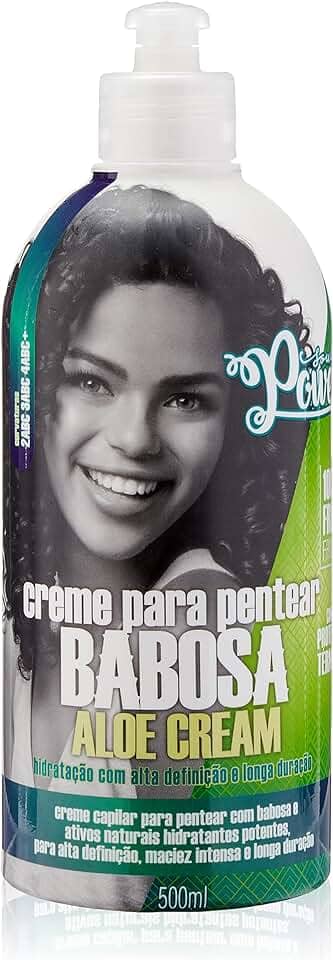 Creme para Pentear Babosa Soul Power - Define e Recupera Fios Ressecados - 500ml