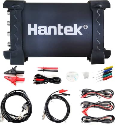 Hantek Osciloscópio digital 6074BE 70MHz 1GSa/s 4CH USB Osciloscópio virtual instrumento de diagnóstico automotivo ferramenta de diagnóstico automática