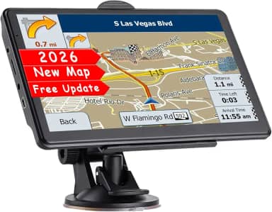 Navegação GPS para carro, caminhão, navegador, mapas mais recentes, tela sensível ao toque de 17,8 cm, veículo, GPS, caminhoneiro, navegação por voz, aviso de velocidade, atualização vitalícia