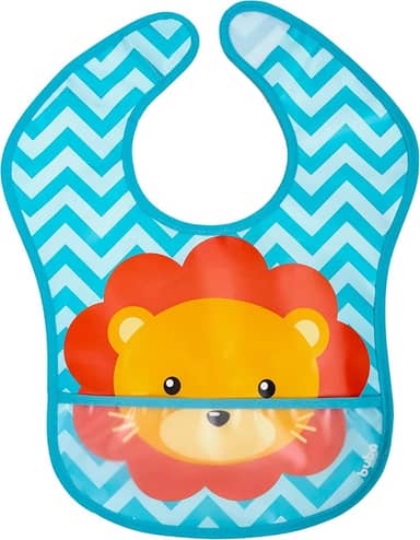 Buba Buba Babador Com Bolso Leão Cor: Colorido