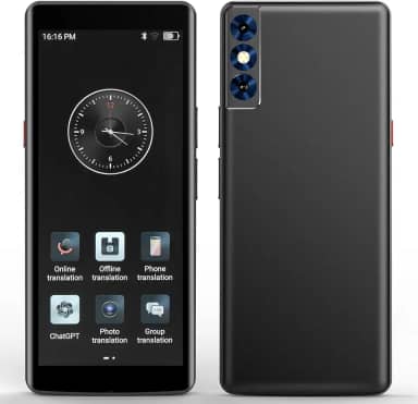 Dispositivo tradutor de idiomas, tradução de voz em tempo real bidirecional, suporta 139 idiomas com tela sensível ao toque HD de 5,5 polegadas e detalhes com WiFi/offline/suporte de foto para viagens