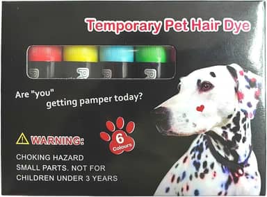 Tinta para cabelo de cachorro | Tinta de cor de cabelo | Marcadores vibrantes laváveis e seguros para cuidados com gatos, gado, animais, estilização