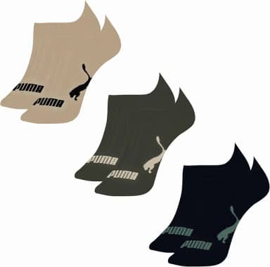 Kit 3 Pares Meia Puma Soquete Sapatilha Invisível Respirável Original