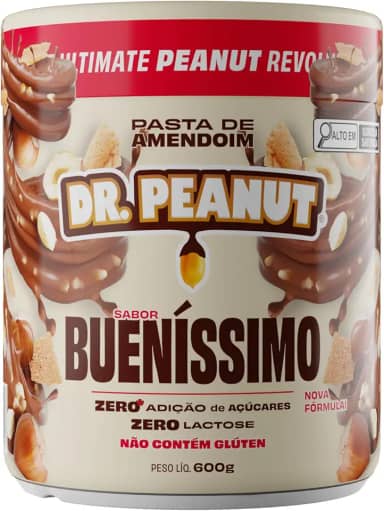 DR. Peanut Pasta de Amendoim Bueníssimo 600G - Com Whey Protein