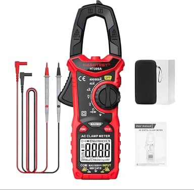 Alicate Amperímetro Multímetro Digital 600v Habotest Ht206a CAT III