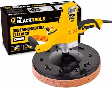 Desempenadeira Elétrica Para Reboco E Parede 1200w 220v Bdd1200 The Black Tools