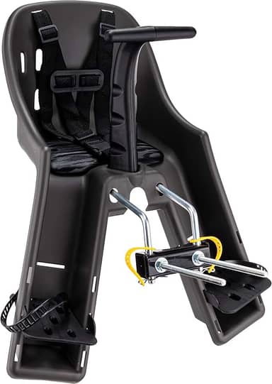 CADEIRINHA DIANTEIRA BABY BIKE GRAFITE COM PRETO